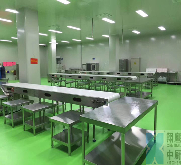 廣州七十二街后勤加工中心-翔鷹中央廚房設備廣東案例